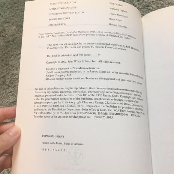 Algorithm Design, Goodrich & Tamassia Textbook - Picture 4 of 4